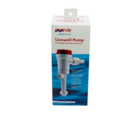 Rule - Livewell Pump Straight Thru-Hull Inlet